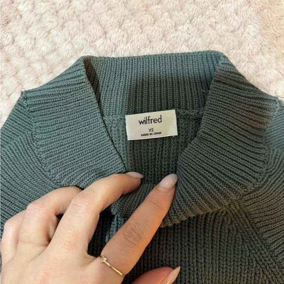 Wilfred Green Ribbed Top - Picture 2 of 3